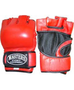 Cimdi priekš MMA Masters GF-3 M 0127-02M - czerwony+XL Боксерская экипировка