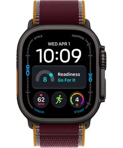 Apple Watch Ultra 4 Titan Cell 49 Black Trail Burgundy S/M Smart-Watch Умные часы