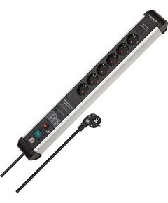 Brennenstuhl Premium-Protect-Line power strip 6-way (black/silver, 60,000 A surge protection, 3 meters, with USB Power Delivery) Aудио-видео
