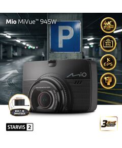 Mio MiVue 945W Premium 4K, STARVIS 2, Wi-Fi, GPS Dash Cam Mio Видеорегистраторы