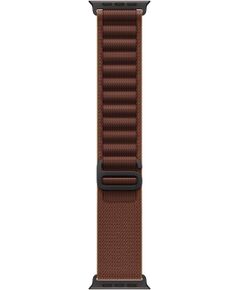 APPLE 49mm Burgundy Alpine Loop - Medium - Black Titanium Finish Smart pūlksteņu aksesuāri