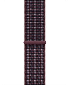 APPLE 42mm Burgundy Plaid Sport Loop Apple Smart pūlksteņu aksesuāri