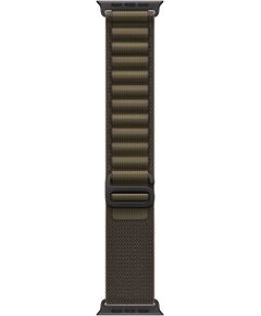 APPLE 49mm Dark Olive Alpine Loop - Medium - Black Titanium Finish Smart-Watch aksesuāri