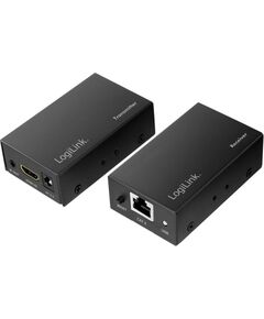 Logilink HDMI-Extender-Set über LAN, 60m, 1080p/60Hz,POC,IR Aдаптеры
