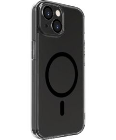 Evelatus Apple  iPhone 15 Plus Clear Case With MagSafe and Camera Protection Transparent Black Чехлы - альтернативные
