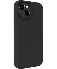 Evelatus Apple  iPhone 15 Premium Soft Touch Silicone Case Black Neoriģinālie Maciņi