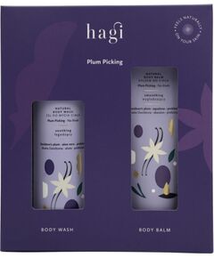 HAGI_SET Plum Picking Care balsam do ciała 200ml + żel pod prysznic 300ml Духи и косметика