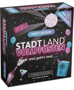 Nintendo STADT LAND VOLLPFOSTEN - Das Kartenspiel - PARTY EDITION Galda spēles