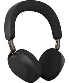 Jabra Evolve3 75 UC Black Bezvadu Bluetooth austiņu komplekts ar USB-A dongli, ANC (aktīvā trokšņu slāpēšana) Austiņas