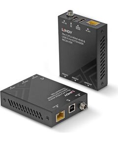 LINDY 70m Cat.6 HDMI 4K60, USB & Audio KVM Extender Aдаптеры