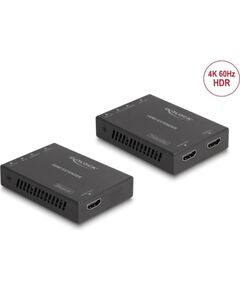 DELOCK HDMI Extender Set über Cat.6 Kabel 4K 60 Hz 50 m Aдаптеры