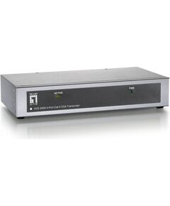 LevelOne VGA  Sender Cat5 4xRJ45/2xDB15      300.00m    Gray Adapteri