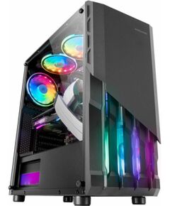 Mars Gaming MC-X2 Datora korpuss ATX / Steel Front / FRGB 2x FAN / Windows Datoru korpusi