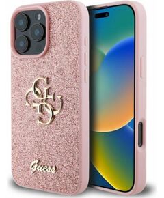 Guess GUHCP16XHG4SGP Aizmugurējais Apvalks Priekš Apple iPhone 16 Pro Max Neoriģinālie Maciņi