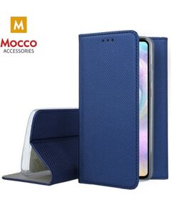 Mocco Smart Magnet Book Case Grāmatveida Maks Telefonam Xiaomi Redmi Note 10 5G / Poco M3 Zils Neoriģinālie Maciņi