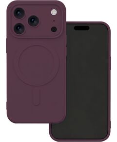 Mocco Simple Color MagSafe Case Aizsargapvalks Priekš Apple iPhone 17 Pro Max / 18 Pro Max Dark cherry Neoriģinālie Maciņi