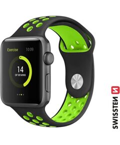 Swissten Sport Silikona Siksniņa priekš Apple Watch 42 / 44 / 45 / 49 mm Smart-Watch aksesuāri