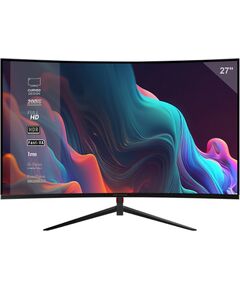 Mars Gaming MV27C 27" izliekts 1500R Spēļu monitors FHD Fast VA 200Hz / melns Monitori