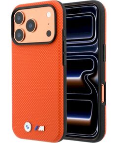 BMW M Quadrille Kevlar Metal Logo MagSafe Защитный чехол для iPhone 18 Pro Max / оранжевый Чехлы - альтернативные