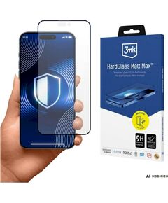 3MK HardGlass Matt Max Защитное стекло для Apple iPhone 18 Pro Max / чёрный Защитные пленки экрана для планшетников