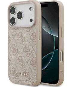 Guess 4G Classic Case Aizsargapvalks priekš iPhone 18 Pro / iPhone 17 Pro / rozā Neoriģinālie Maciņi