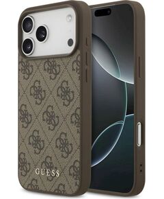 Guess 4G Classic Case Aizsargapvalks priekš iPhone 18 Pro Max / iPhone 17 Pro Max / brūns Neoriģinālie Maciņi