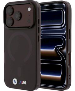 BMW M IML Frosted Metal Logo & Trims MagSafe Case Защитный чехол для iPhone 18 Pro / бордовый Чехлы - альтернативные