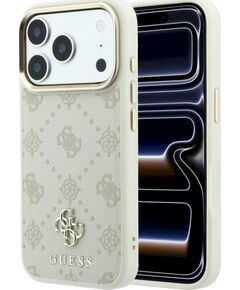 Guess Peony 4G Small Logo MagSafe Защитный чехол для iPhone 18 Pro / iPhone 17 Pro / бежевый Чехлы - альтернативные