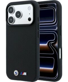 BMW M Quadrille Kevlar Metal Logo MagSafe Case Защитный чехол для iPhone 18 Pro / 17 Pro / чёрный Чехлы - альтернативные