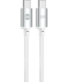 Forever Vibe C2G Kabelis USB-C uz USB-C 1m Data USB kabeļi