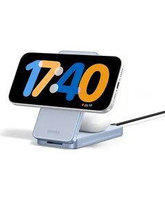 UGREEN W756 MagFlow 2in1 Беспроводное зарядное устройство Qi2 25W Bezvadu telefonu lādētāji