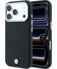 BMW Sign Inclined Deboss Letters MagSafe Case Защитный чехол для iPhone 18 Pro / 17 Pro / чёрный Чехлы - альтернативные