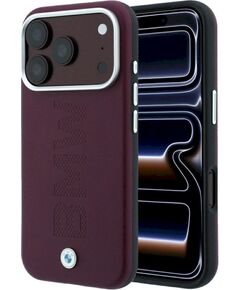 BMW Sign Centered Deboss MagSafe Защитный чехол для iPhone 18 Pro / 17 Pro / бордовый Чехлы - альтернативные