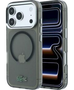 Lacoste IML Frosted Laquer Logo MagSafe Case Защитный чехол для iPhone 18 Pro Max / 17 Pro Max / чёрный Чехлы - альтернативные
