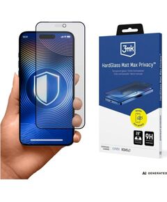 3MK HardGlass Matt Max Privacy Tempered Glass Защитное стекло для Apple iPhone 18 Pro Max Защитные пленки экрана для планшетников