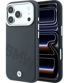 BMW Sign Inclined Deboss Letters MagSafe Защитный чехол для iPhone 18 Pro Max / 17 Pro Max / серый Чехлы - альтернативные