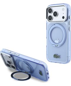 Lacoste IML Glossy Finish with Ring Stand MagSafe Защитный чехол для iPhone 18 Pro Max / 17 Pro Max / синий Чехлы - альтернативные