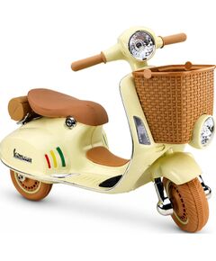 Lean Cars Scooter XW-03 35W Beige Battery Scooter Новости - Детские товары