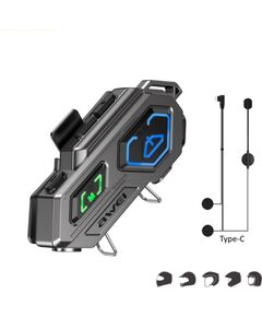 Bluetooth handsfree for helmet Awei VS-6 black Bluetooth iekārtas