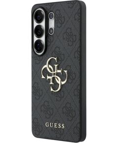 Guess PU 4G Metal Logo Case Защитный чехол для Samsung Galaxy S26 Ultra / серый Чехлы - альтернативные