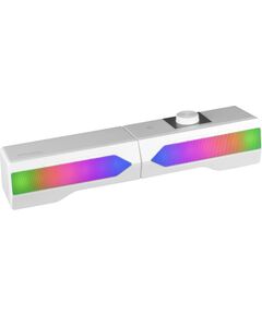 Mars Gaming MSDUOW Bluetooth 5.0 Stereo Soundbar skaļruņi RGB Mesh DSP 15W / balts Jaunumi - Audio-Video