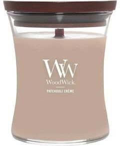Woodwick Patchouli Cream Vase - scented candle 609.5g Telpu aromāti