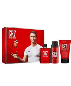 Cristiano Ronaldo Set Cristiano Ronaldo: CR7, Eau De Toilette, For Men, 100 ml + CR7, Shower Gel, For All Skin Types, 150 ml + CR7, Scented Spray, For Men, 150 ml For Men Духи и косметика