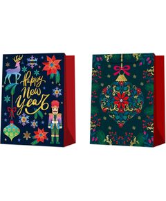 Gift bag XMAS WISH XL, 40x56x18cm, mix Подарочные пакеты