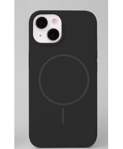 iLike Apple  iPhone 15 Soft Touch Silicone case With Magnetic Black Neoriģinālie Maciņi