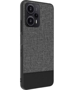 iLike Xiaomi  Redmi Note 12 / Poco X5 Plastic Leather Back Cover Gray Чехлы - альтернативные