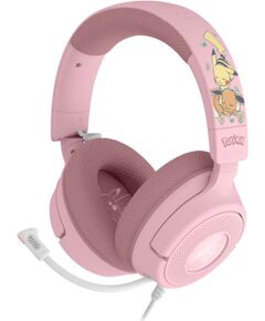 Razer Gaming Headset Kraken V4 X Wired On-ear Microphone Pikachu & Eevee Edition Austiņas