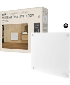 Mill Glass Smart WiFi Panel Heater Gen.4 400W White Крупная бытовая техника
