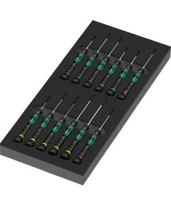 Skrūvgriežu komplekts Wera 9716 Kraftform Micro; 13 gab. Skrūvgrieži