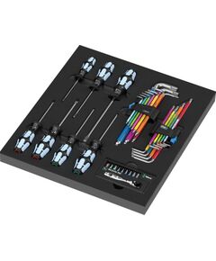 Instrumentu komplekts Wera 9760 Foam Insert Stainless Set 1; 36 gab. Mehāniskie instrumenti